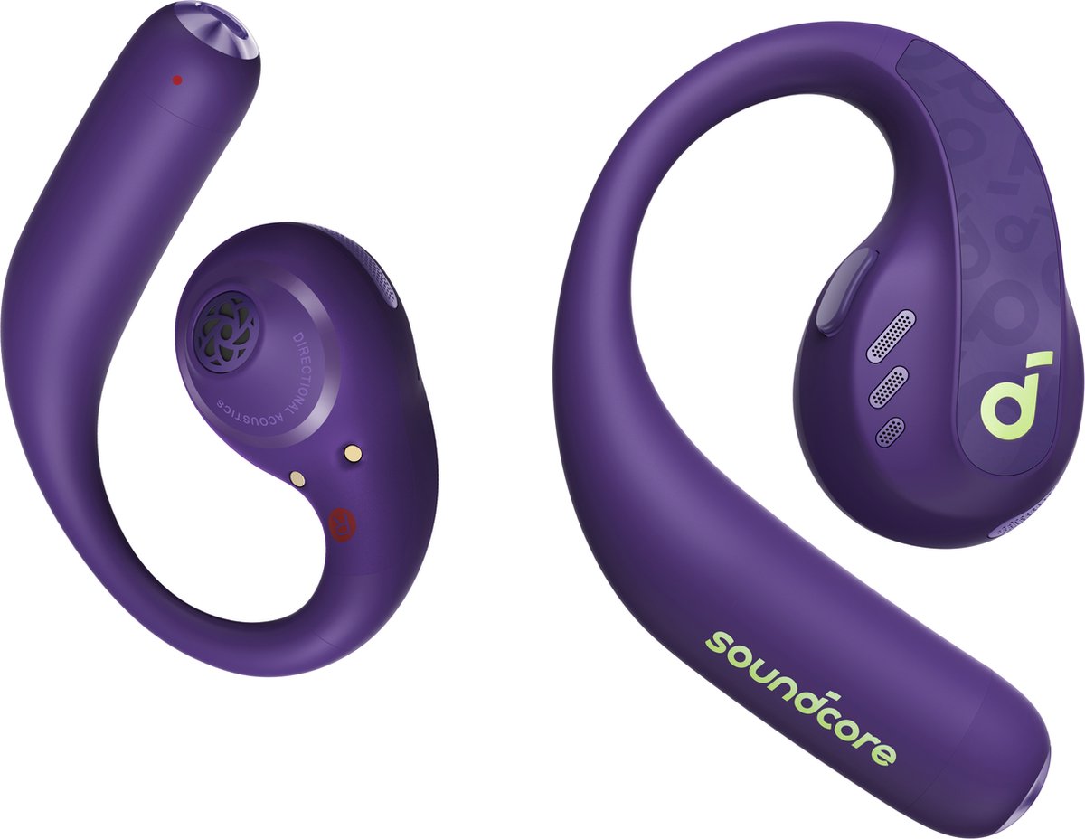 soundcore by Anker AeroFit Pro Draadloze Open-Ear Oordopjes Paars