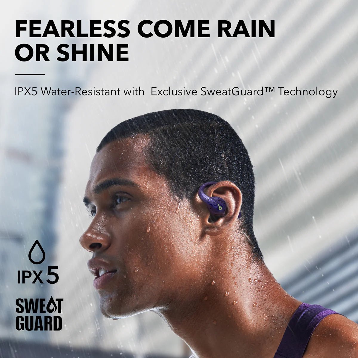 soundcore by Anker AeroFit Pro Draadloze Open-Ear Oordopjes Paars