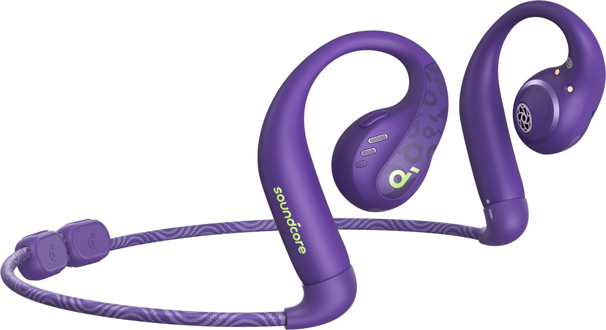 soundcore by Anker AeroFit Pro Draadloze Open-Ear Oordopjes Paars