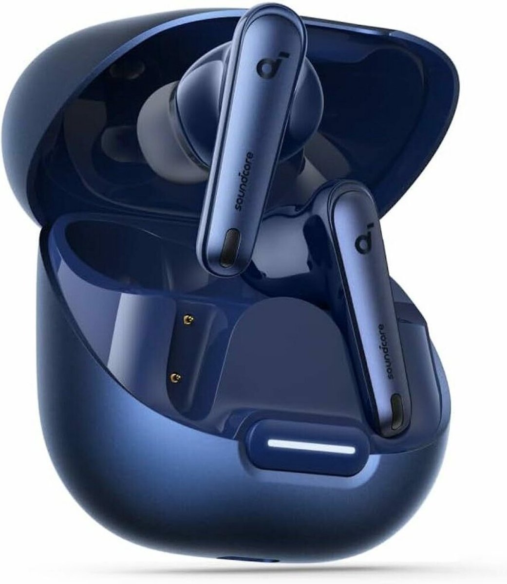 De soundcore by Anker Liberty 4 NC Draadloze Oordopjes Blauw in één oogopslag