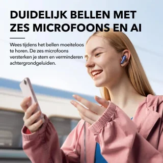 soundcore by Anker Liberty 4 NC Draadloze Oordopjes Blauw