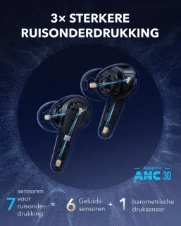 soundcore by Anker Liberty 4 Pro Draadloze Oordopjes Zwart