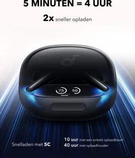 soundcore by Anker Liberty 4 Pro Draadloze Oordopjes Zwart