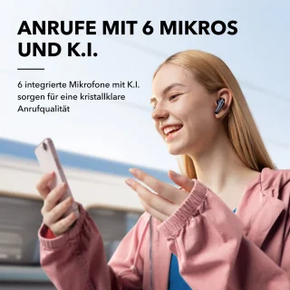 soundcore Liberty 4 NC Draadloze Oordopjes Zwart