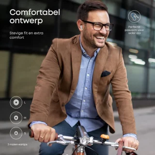 SoundFront Pro Draadloze Bluetooth Oordopjes Wit