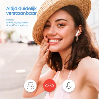 SoundFront Pro Draadloze Bluetooth Oordopjes Wit