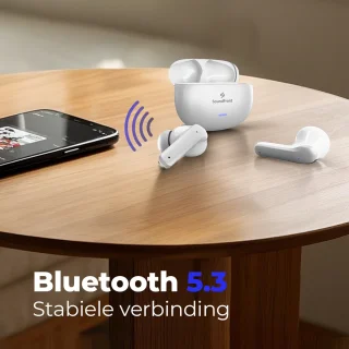 SoundFront Ultimate Draadloze Bluetooth Oordopjes Wit
