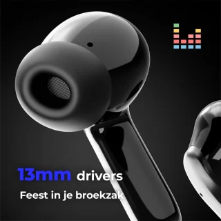 Soundfront Ultimate Draadloze Bluetooth Oordopjes Zwart