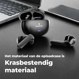 Soundfront Ultimate Draadloze Bluetooth Oordopjes Zwart