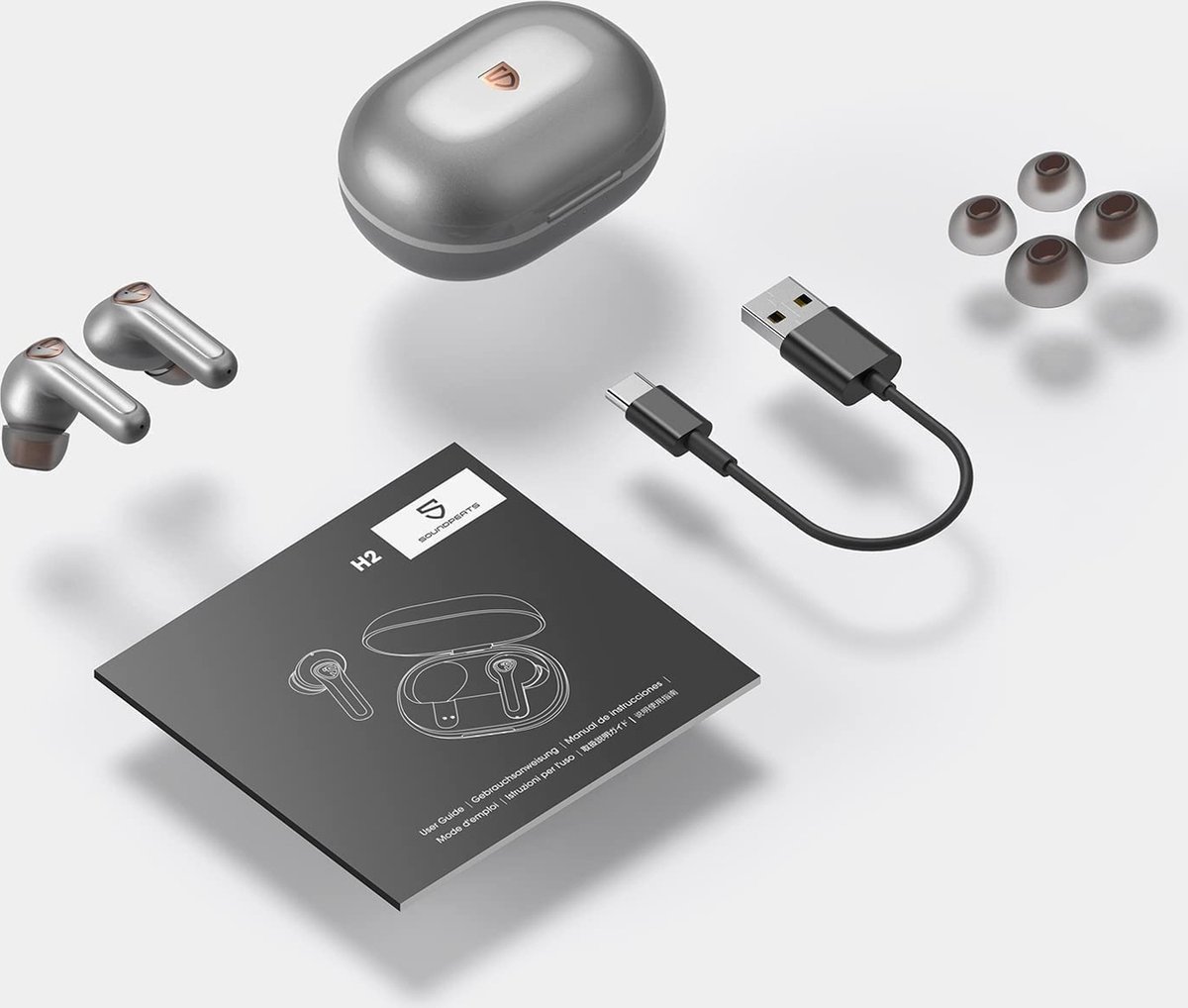 SoundPEATS H2 draadloze oordopjes Bluetooth 5.2