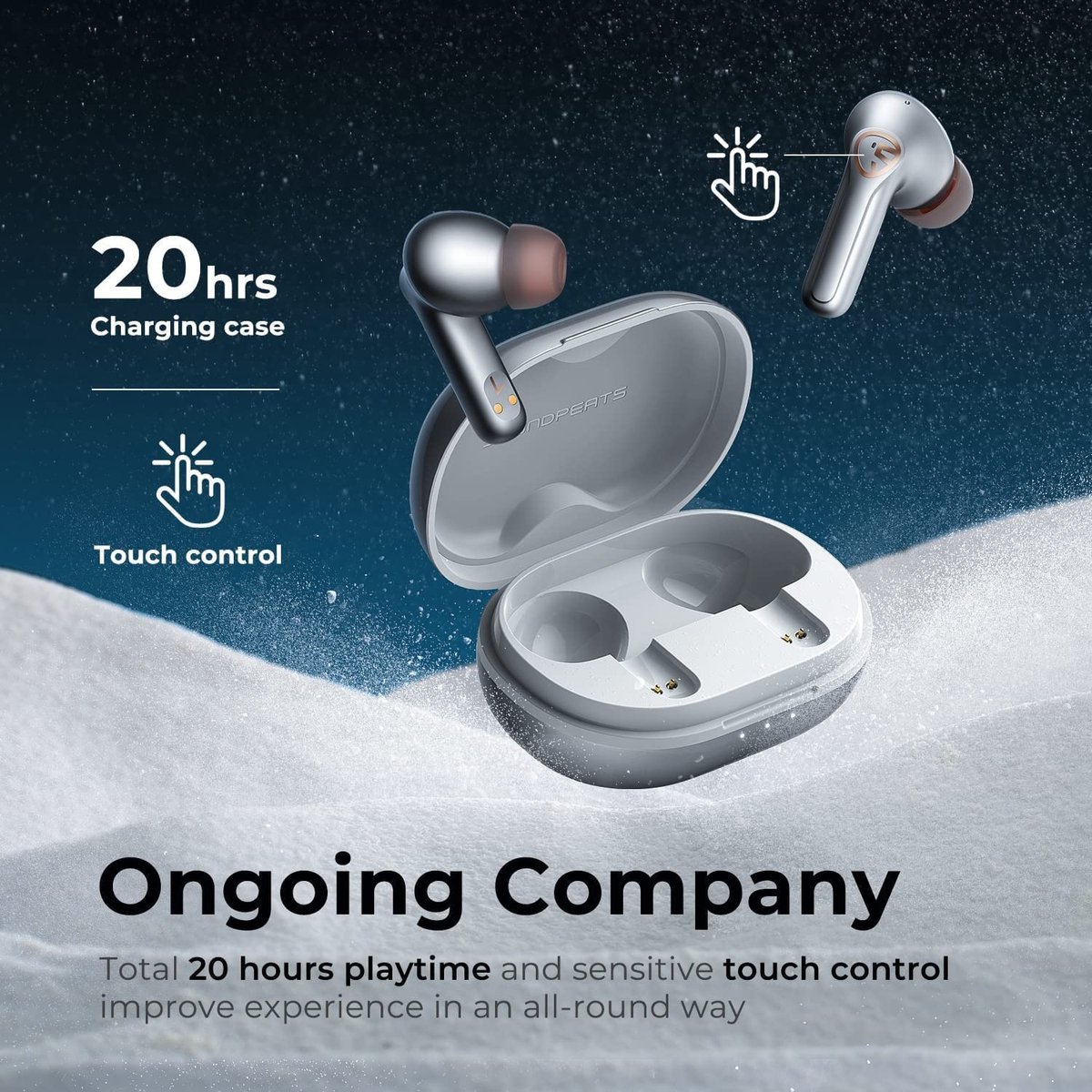SoundPEATS H2 draadloze oordopjes Bluetooth 5.2