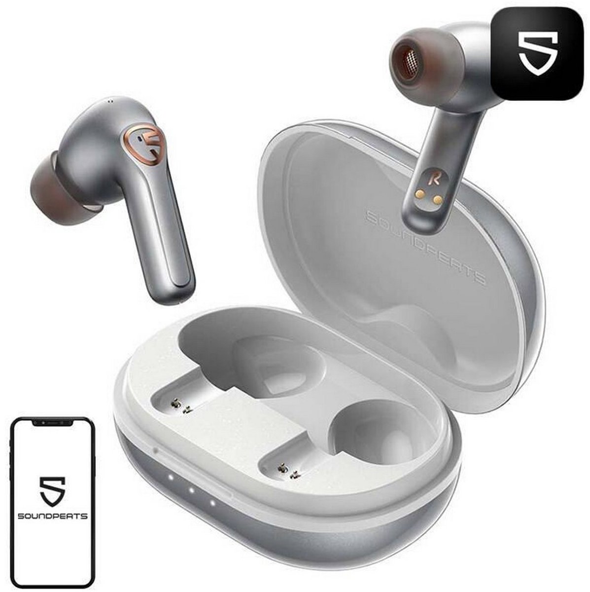 SoundPEATS H2 draadloze oordopjes Bluetooth 5.2