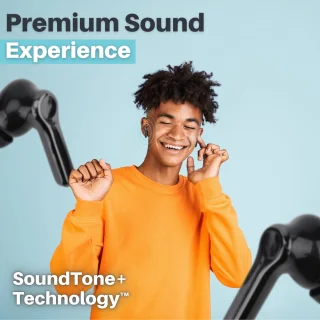 Soundtrex Display Bluetooth 5.3 Draadloze Oordopjes Zwart