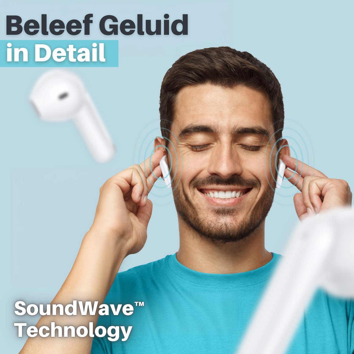 Wat vinden we goed aan de Soundtrex X-Pro Draadloze Bluetooth Oordopjes Wit
