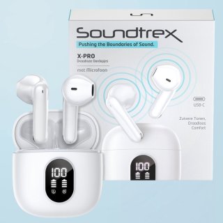 Soundtrex X-Pro Draadloze Bluetooth Oordopjes Wit