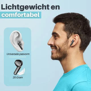 Soundtrex X-Pro Draadloze Bluetooth Oordopjes Zwart