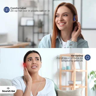 Soundvibe Bone Conduction Headphone Blauw
