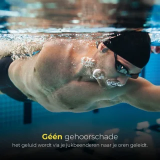 Soundvibe Bone Conduction Headphone Zwart draadloos