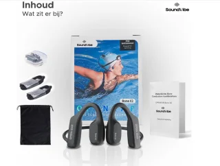 Soundvibe Bone Conduction Headphone Zwart draadloos