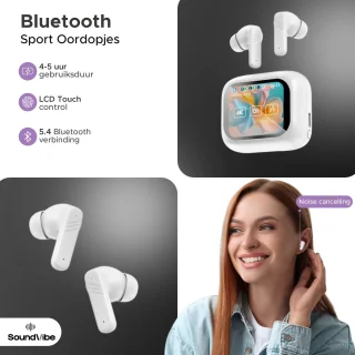 SoundVibe® Digitalbuds LX-10 Draadloze oordopjes