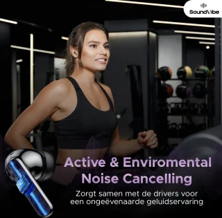 SoundVibe® Digitalbuds LX-10 - Draadloze Oordopjes Zwart