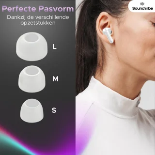 Soundvibe® Earbuds Pro - Draadloze oordopjes Wit