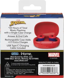 Spiderman TWS Bluetooth Draadloze Oordopjes Met Oplaadcase