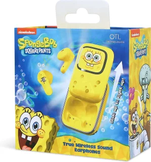 Sponge Bob Bluetooth Draadloze Oordopjes TWS Met Oplaadcase