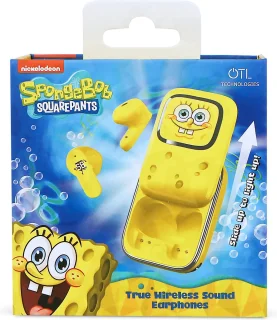 Sponge Bob Bluetooth Draadloze Oordopjes TWS Met Oplaadcase