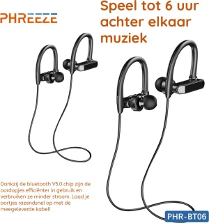 Sport Oordopjes Draadloos Bluetooth Met Microfoon