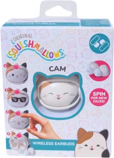 Squishmallows Cam emoji TWS oordopjes met oplaadcase