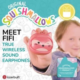 Squishmallows Fifi Emoji Face Flip TWS Oordopjes
