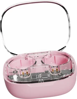 Streetz T150 TWS In-Ear Koptelefoon Transparant/Roze