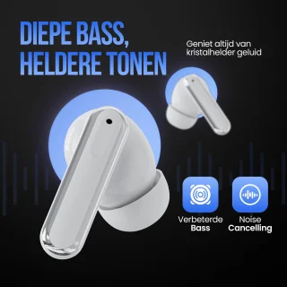 Strex Bluetooth Draadloze Oordopjes Wit