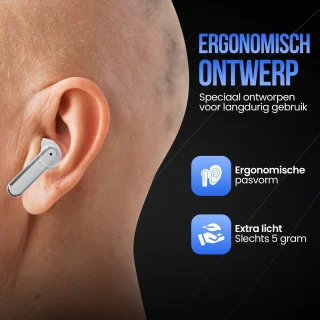 Strex Bluetooth Draadloze Oordopjes Wit