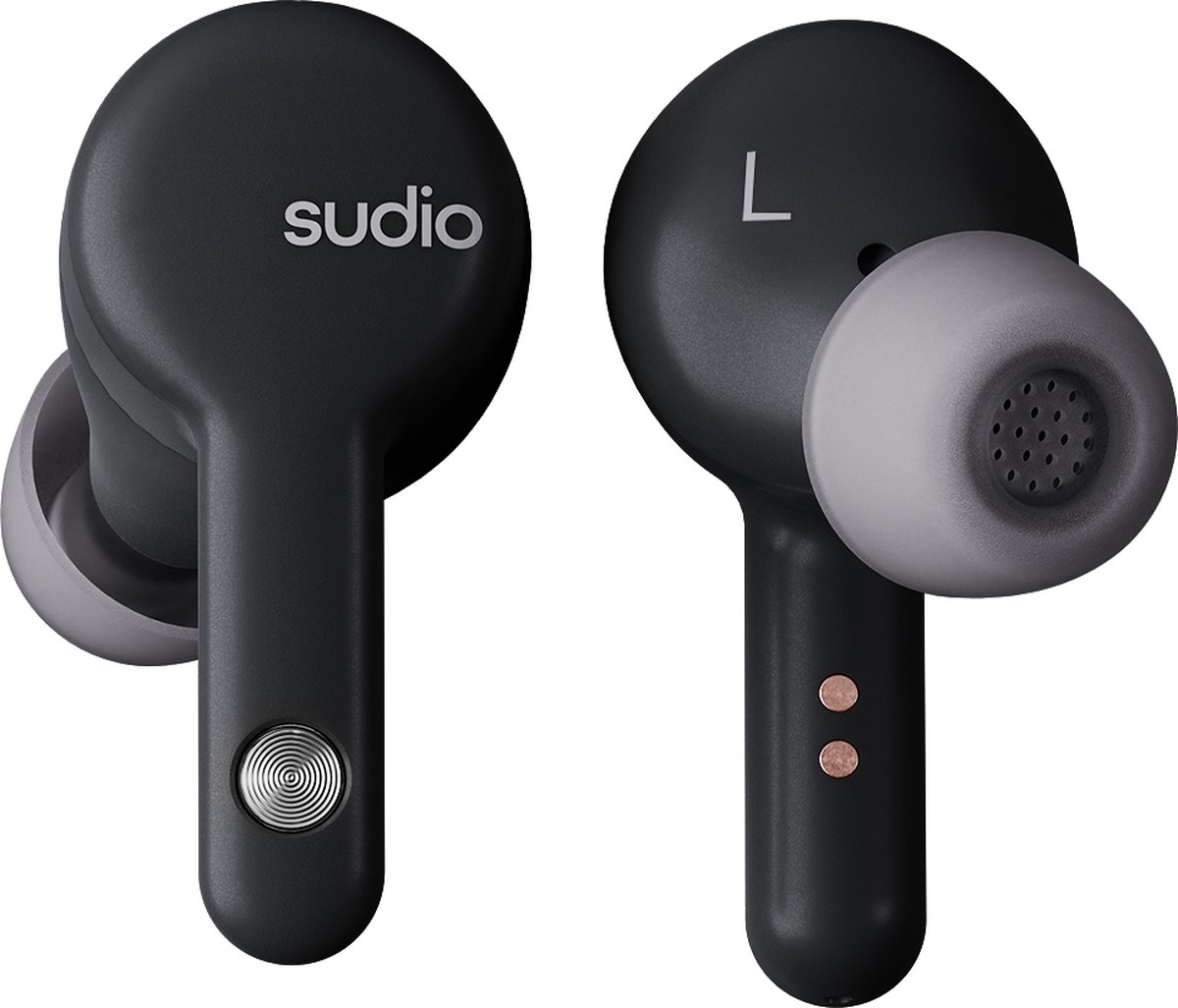 Sudio A2 Draadloze In-Ear Oordopjes Zwart