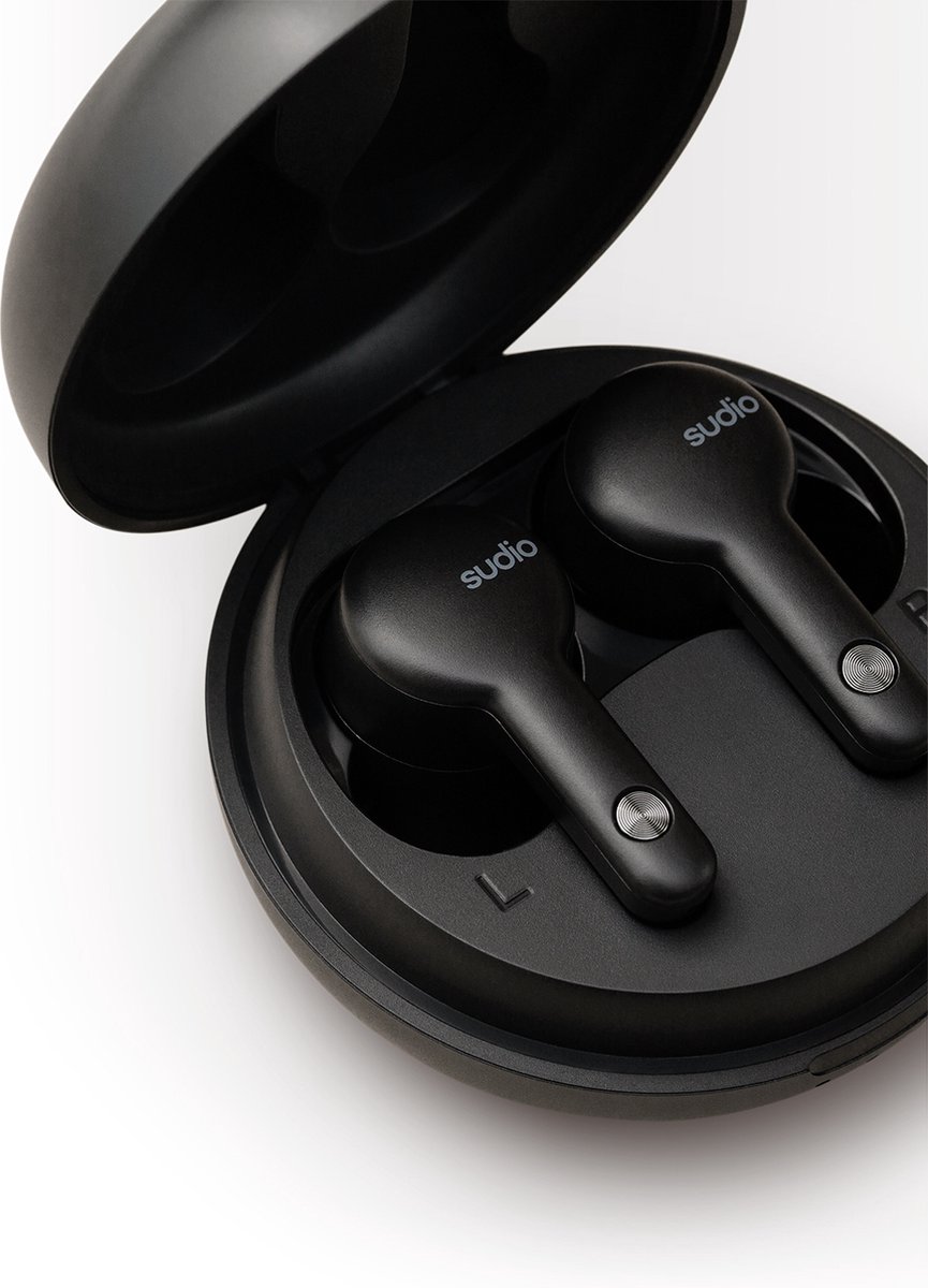 Sudio A2 Draadloze In-Ear Oordopjes Zwart