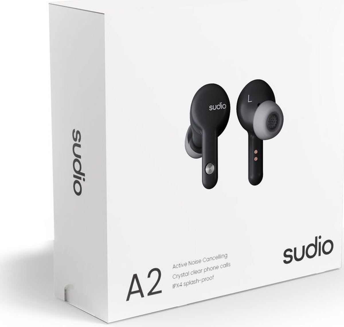 Sudio A2 Draadloze In-Ear Oordopjes Zwart