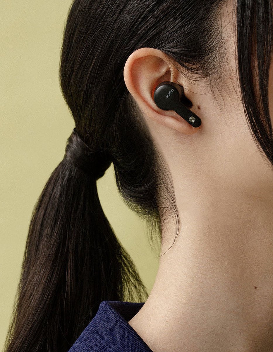 Sudio A2 Draadloze In-Ear Oordopjes Zwart