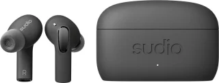Sudio E2 draadloze in-ear oordopjes zwart