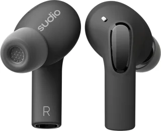 Sudio E2 draadloze in-ear oordopjes zwart