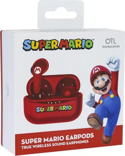 Super Mario Draadloze TWS Oordopjes Bluetooth met Oplaadcase