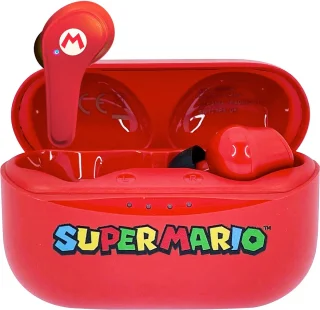 Super Mario Draadloze TWS Oordopjes Bluetooth met Oplaadcase
