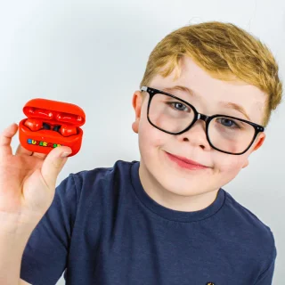 Super Mario Draadloze TWS Oordopjes Bluetooth met Oplaadcase