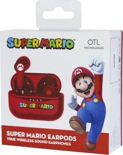 Super Mario Draadloze TWS Oordopjes Bluetooth met Oplaadcase