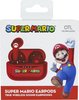 Super Mario Draadloze TWS Oordopjes Bluetooth met Oplaadcase