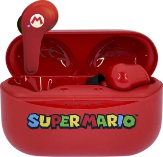 Super Mario Draadloze TWS Oordopjes Bluetooth met Oplaadcase