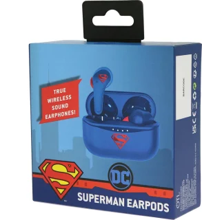 Superman Earpods draadloze oordopjes met oplaadcase