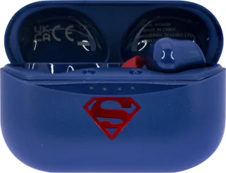 Superman Earpods draadloze oordopjes met oplaadcase