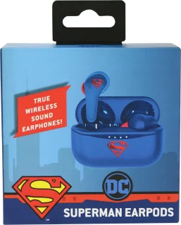 Superman Earpods draadloze oordopjes met oplaadcase